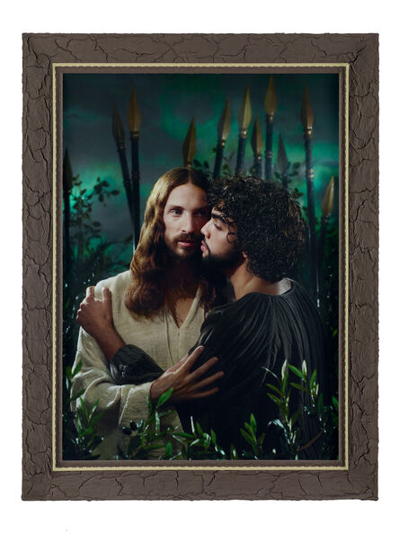 Pierre et Gilles, ‘The Kiss of Judas (Jesus Zarkin et Reda Kachari)’, 2021