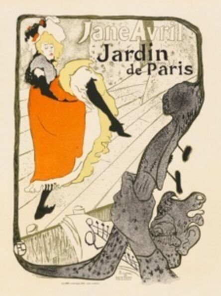 Henri de Toulouse-Lautrec, ‘Jane Avril - Jardin De Paris’, 1898