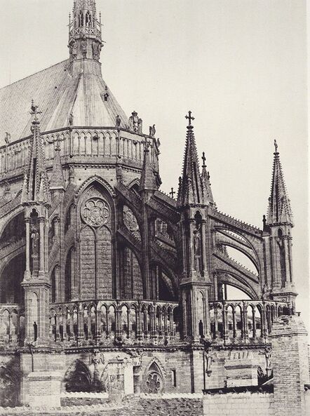 Jean-Louis-Henri Le Secq, ‘Reims Cathedrale Notre-Dame’, 1852c/1870