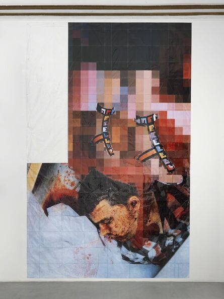 Thomas Hirschhorn, ‘Pixel-collage n.88 ’, 2017