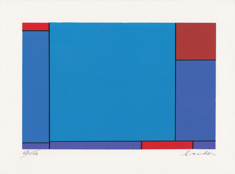 Ludwig Sander, ‘Untitled (from Eighteen Small Prints)’, 1973, Print, Screenprint, Bernard Jacobson Gallery