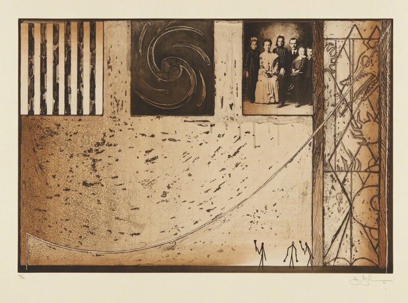 Jasper Johns, ‘Untitled’, 2001, Print, Etching with aquatint in colors, on Tokusuki Torinoko paper, with full margins, Phillips