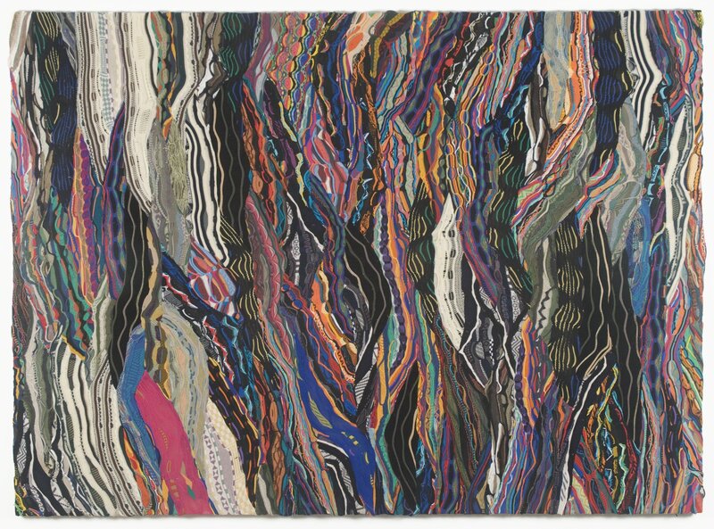 Jayson Musson, ‘How Do You Get From Here to the Rest of the World?’, 2012, Painting, Mercerized cotton stretched over cotton, Fleisher/Ollman