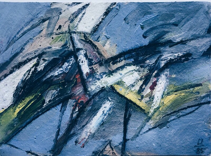 Joyce Rezendes, ‘Untitled II’, 1985, Painting, Oil Mixed Media in Paper, Carter Burden Gallery