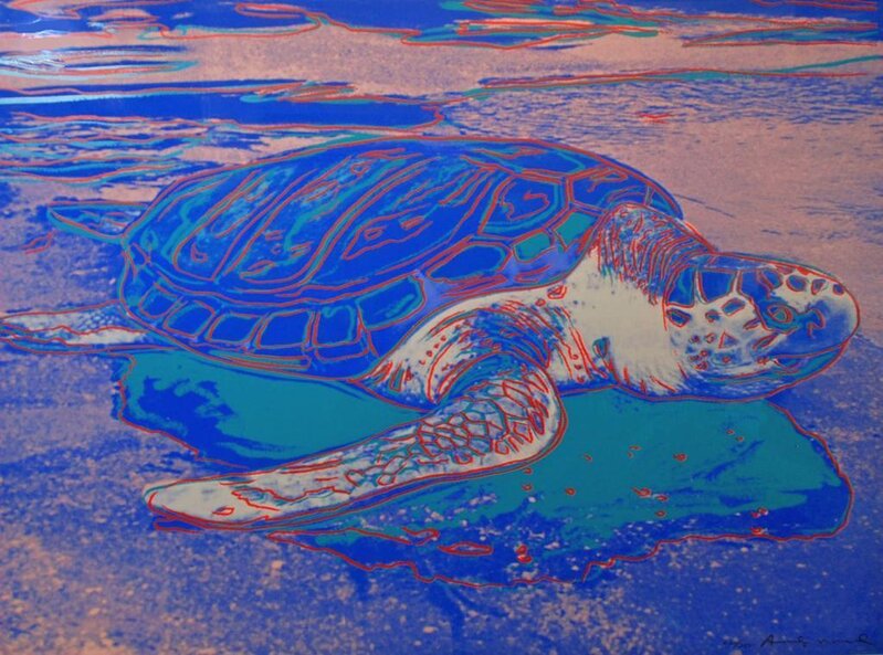 Andy Warhol, ‘Turtle  F&S ll.360A’, 1985, Print, Screenprint on Lenox Museum Board, Vertu Fine Art
