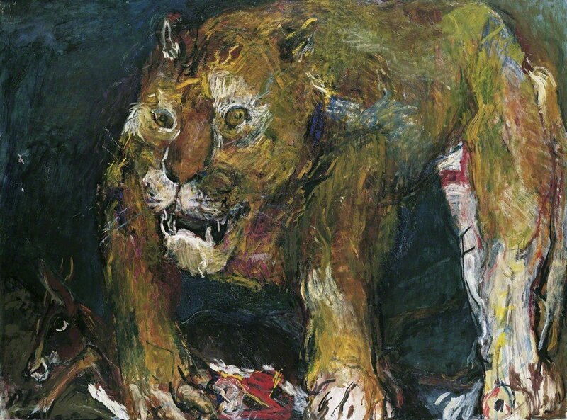 Oskar Kokoschka, ‘Tigerlöwe’, 1926, Painting, Oil on canvas, Belvedere 21