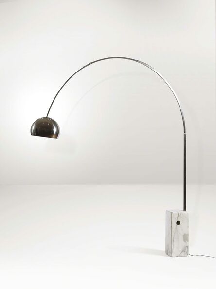 Achille and Pier Giacomo Castiglioni, ‘An Arco floor lamp with a marble base and metal structure’, 1970 ca.