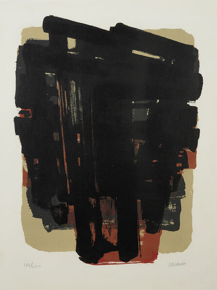 Pierre Soulages, ‘LITHOGRAPHIE N°8’, 1958