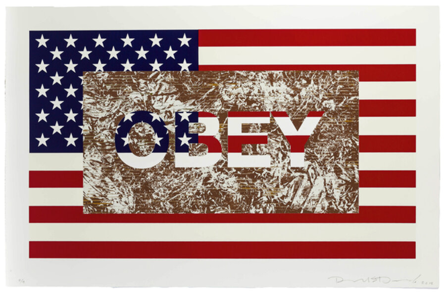 Obey (from the Flag Series)