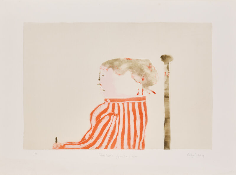 Robert Hodgins, ‘Whistler's Grandmother’, 2009, Print, Oil monotype, Goodman Gallery