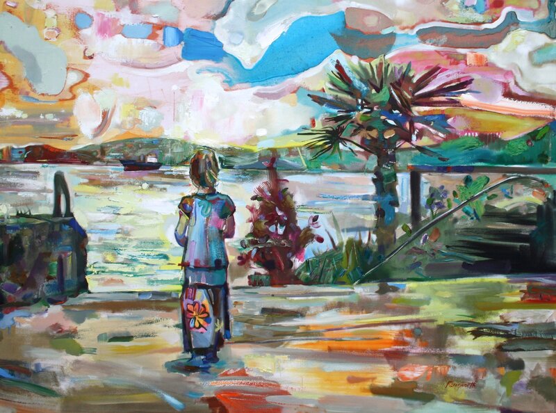 Geoff Farnsworth, ‘Third Beach’, 2011, Painting, Oil on Canvas, Kurbatoff Gallery