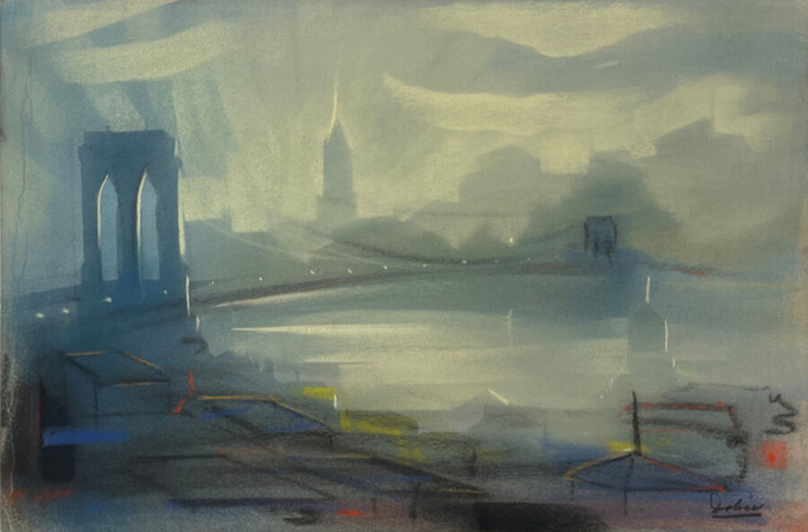 New York Harbor (Brooklyn Bridge)
