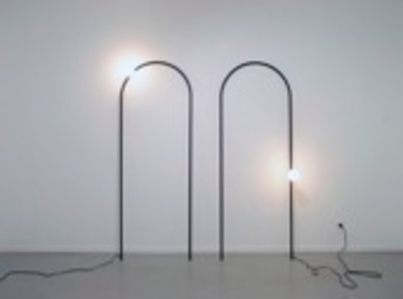 Sterling Lawrence, ‘Arch Lamp 2’, 2012, Sculpture, Metal, Wire, Powder Coated, Lamp Components, Bulb, Volume Gallery