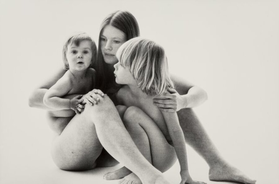 Young Man and Boy and Family from the series Show Me (diptych)