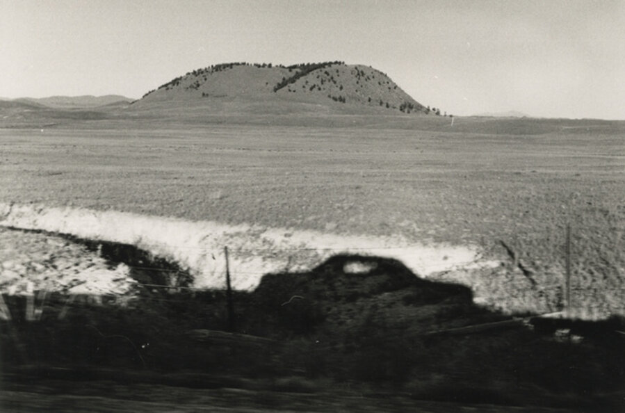 Car Shadow and Hill, Colorado, from Auto Landscapes
