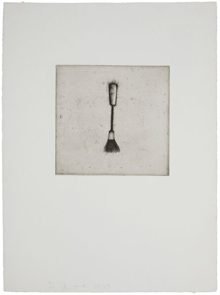 Jim Dine, ‘One plate from "Four German Brushes"’, 1973