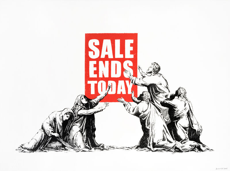 Banksy, ‘Sale Ends (V2)’, 2017, Print, Screen print in colours on wove paper, Tate Ward Auctions
