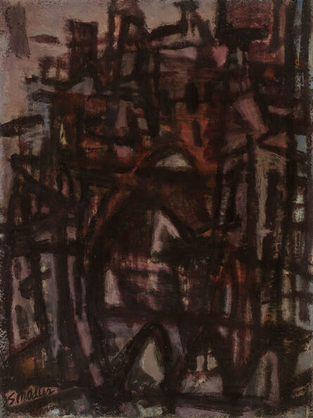 Samuel Marcus Adler, ‘Abstract Portrait’, 1955
