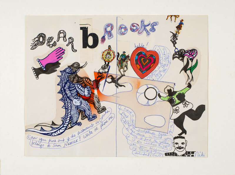 Niki de Saint Phalle, ‘Greeting Cards’, Collage and mixed technique on paper, Martini Studio d'Arte