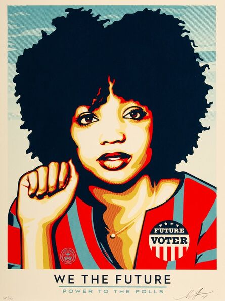 Shepard Fairey, ‘Power to the Polls, from We the Future’, 2018