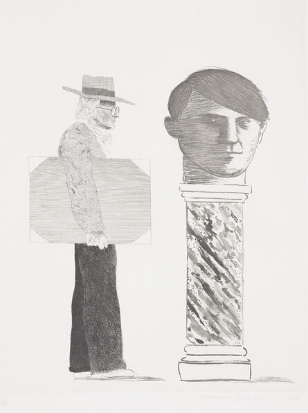 David Hockney, ‘The Student, from Hommage à Picasso (S.A.C. 153, M.C.A.T. 143)’, 1973