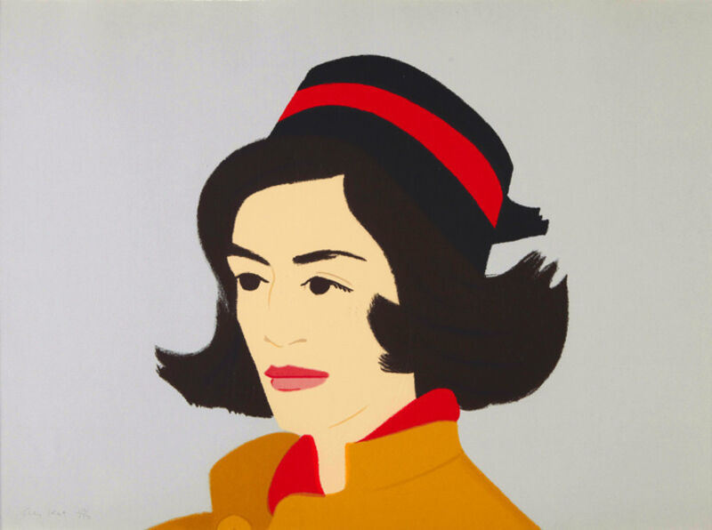 Alex Katz, ‘Ada in Hat (from Alex & Ada portfolio) ’, 1990, Print, 38-colour silkscreen, Rukaj Gallery