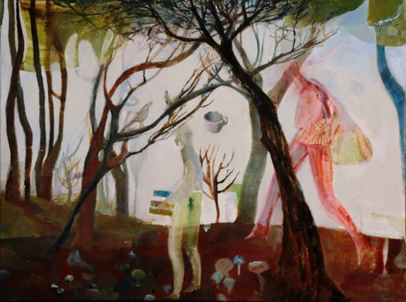 Blair Thornley, ‘The Mushroom Collector’, 2021, Painting, Oil on canvas, Rice Polak Gallery