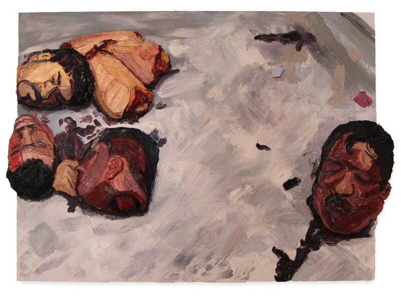 Herman Aguirre, ‘Sangre (Blood)’, 2018, Painting, Oil on panel, Zolla/Lieberman Gallery