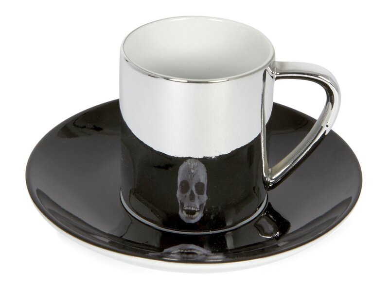 Damien Hirst, ‘For The Love Of God’, 2007, Design/Decorative Art, Anamorphic porcelain cup and saucer, Roseberys