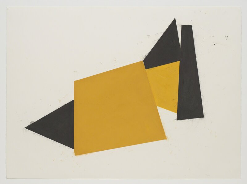 Joel Shapiro, ‘untitled’, 2009, Drawing, Collage or other Work on Paper, Charcoal and pastel on paper, Pace Gallery