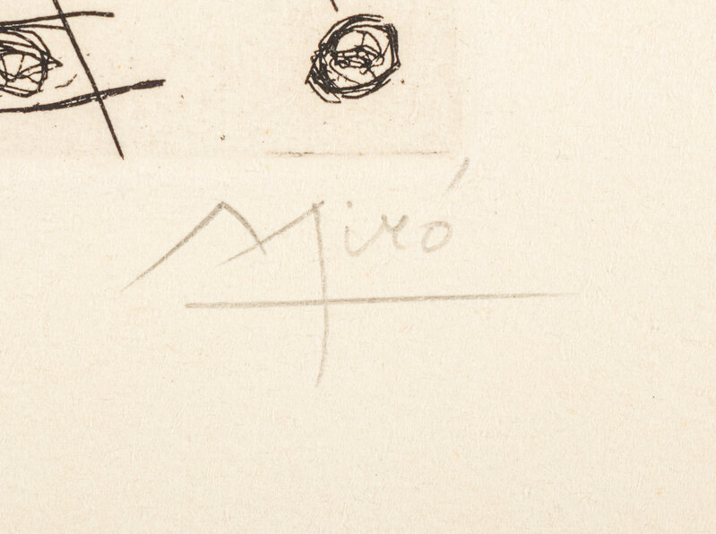 Joan Miró, ‘L'Aigrette’, 1956, Print, Etching, Hindman