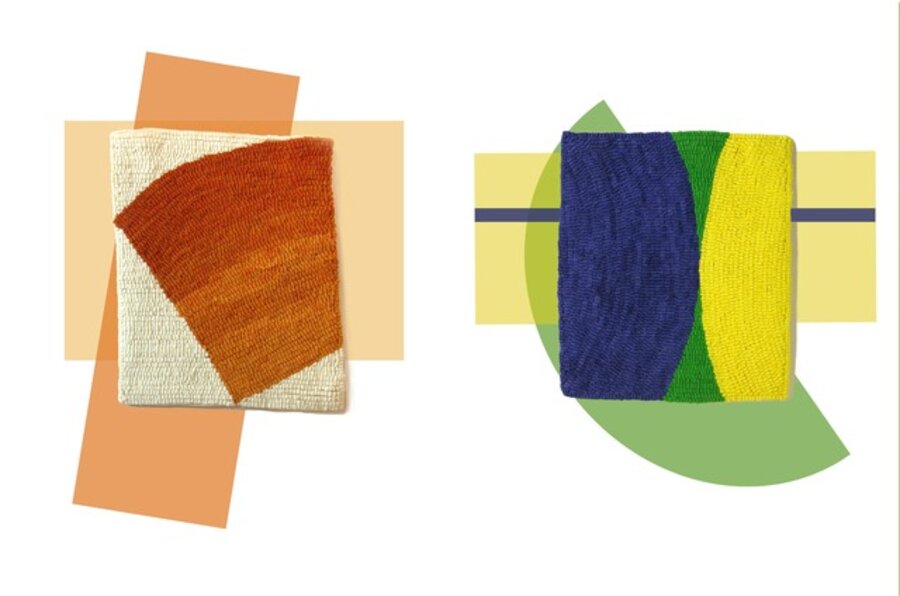 Orange Sweep, Blue Yellow Touch for Kelly ALTOON SULTAN