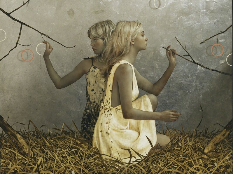 Brad Kunkle, ‘Pollination’, 2015, Painting, Oil, Gold & Silver Leaf on Panel, ARCADIA CONTEMPORARY