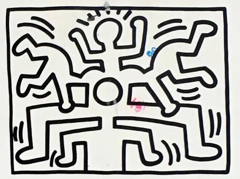 Keith Haring, ‘Keith Haring Los Angeles 1988’, 1988, Ephemera or Merchandise, Exhibition announcement, Lot 180 Gallery