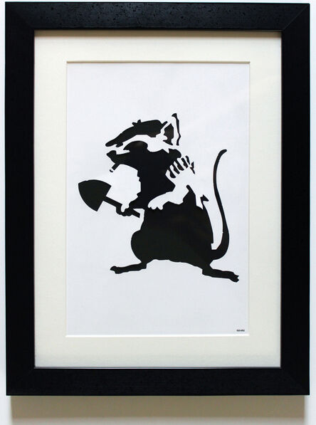 After Banksy, ‘Rat Stencil’, 2002