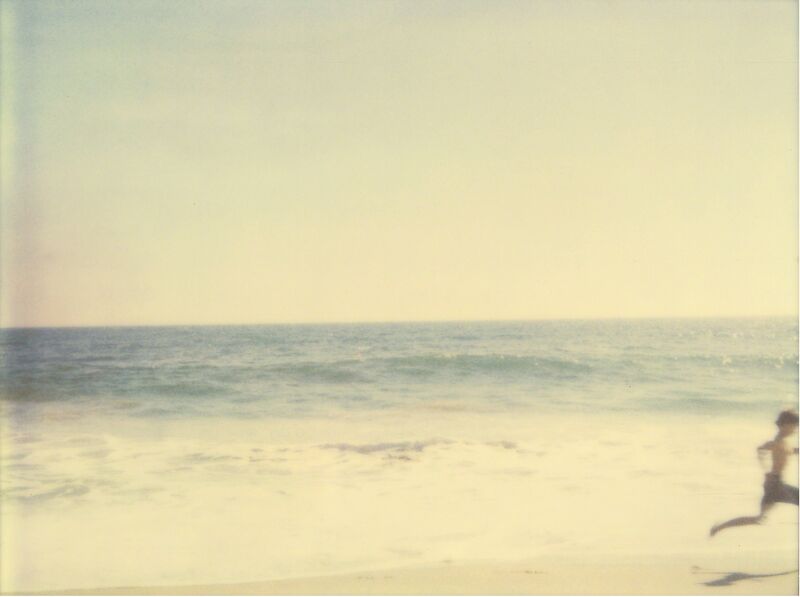 Stefanie Schneider, ‘Boy Running (Point Dume)’, 2000, Photography, Archival C-Print based on a Polaroid. Not mounted., Instantdreams