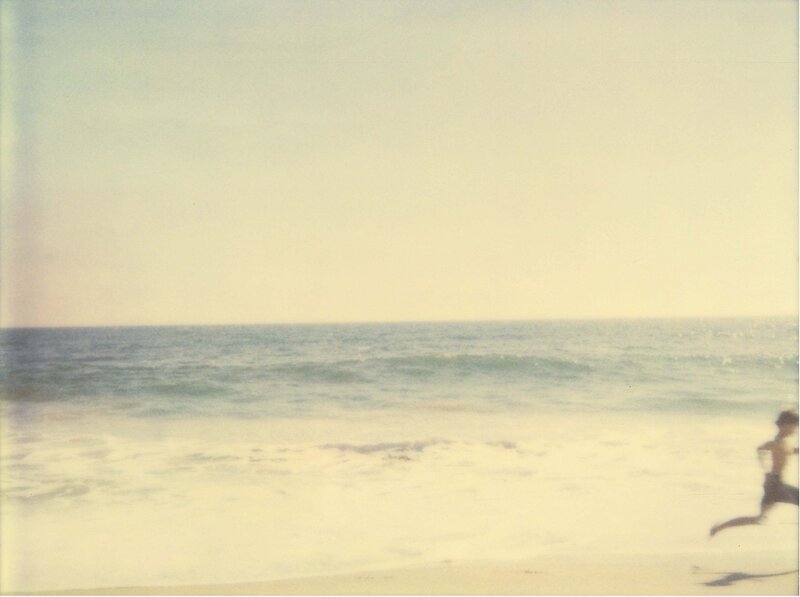 Stefanie Schneider, ‘Boy Running (Point Dume) ’, 2000, Photography, Digital C-Print based on a Polaroid, not mounted, Instantdreams