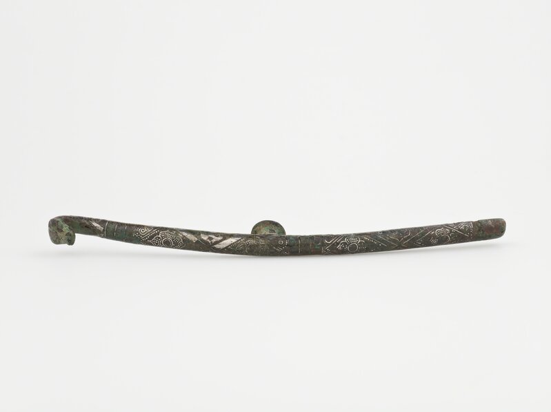 ‘Garment Hook’, 480-222 BCE, Other, Brone Inlaid, Indianapolis Museum of Art at Newfields