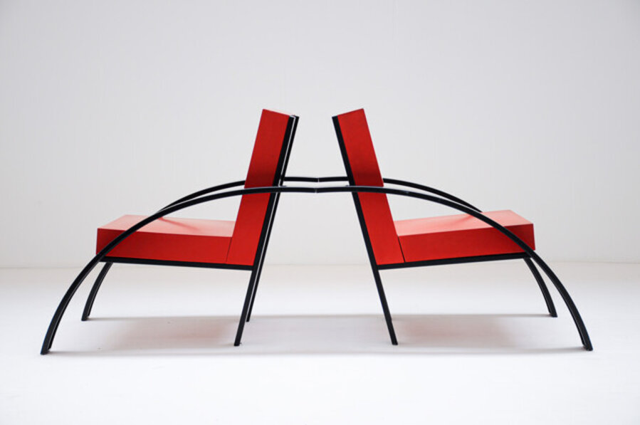 1989 PAIR OF ‘PARIGI’ CHAIRS BY ALDO ROSSI FOR UNIFOR, ITALY