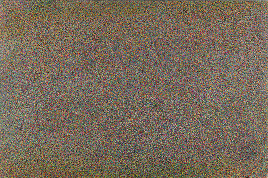 Color Points 1 苯板上的彩点1