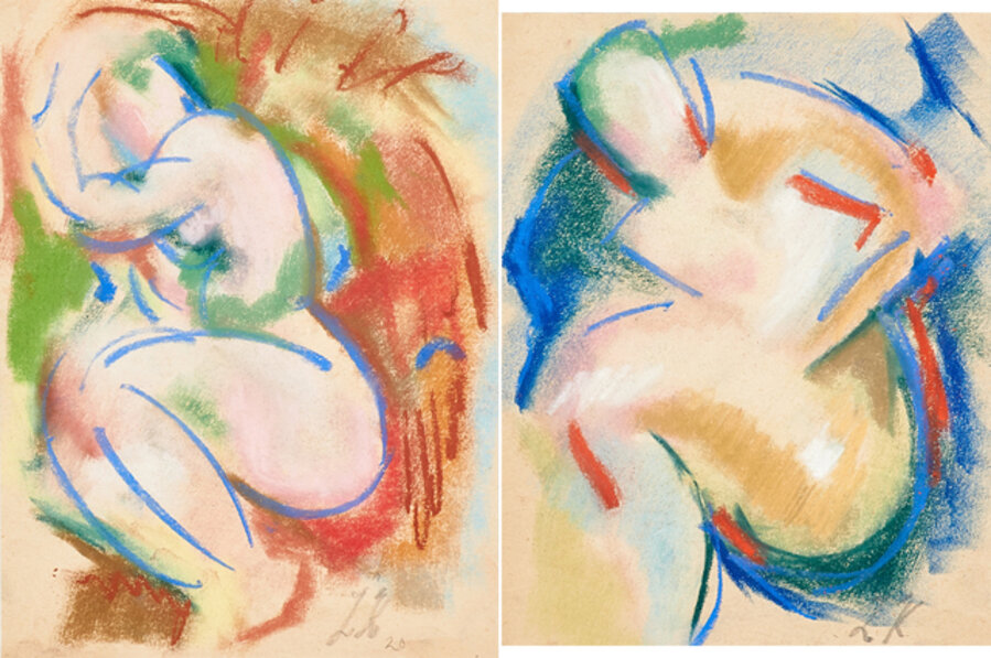 Two works of art: Untitled (Nude); Untitled (Nude)