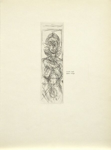 Alberto Giacometti, ‘Annette de Face’, 1955
