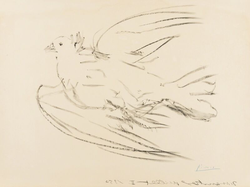 Pablo Picasso, ‘La Colombe Volant (Bloch 677; Mourlot 191)’, 1950, Print, Lithograph, Forum Auctions