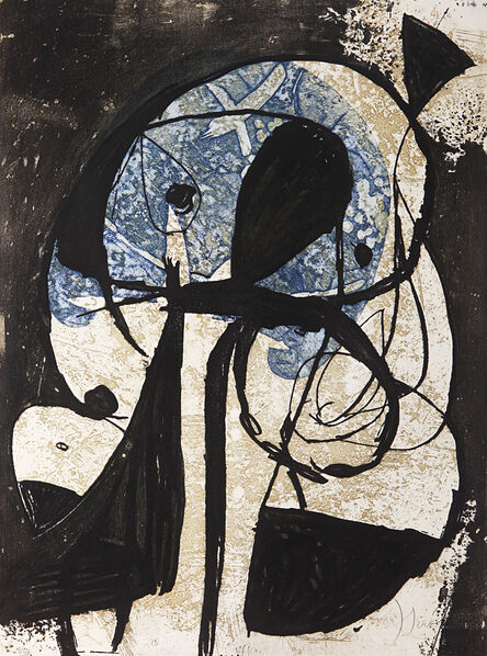 Joan Miró, ‘La Commedia dell'Arte: Plate VIII’, 1979