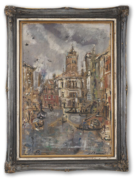 Filippo De Pisis, ‘Il Canal Grande in una giornata di vento’, 1946