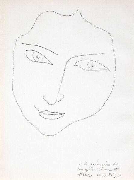 Henri Matisse, ‘A La Memoire d'Angele Lamotte’