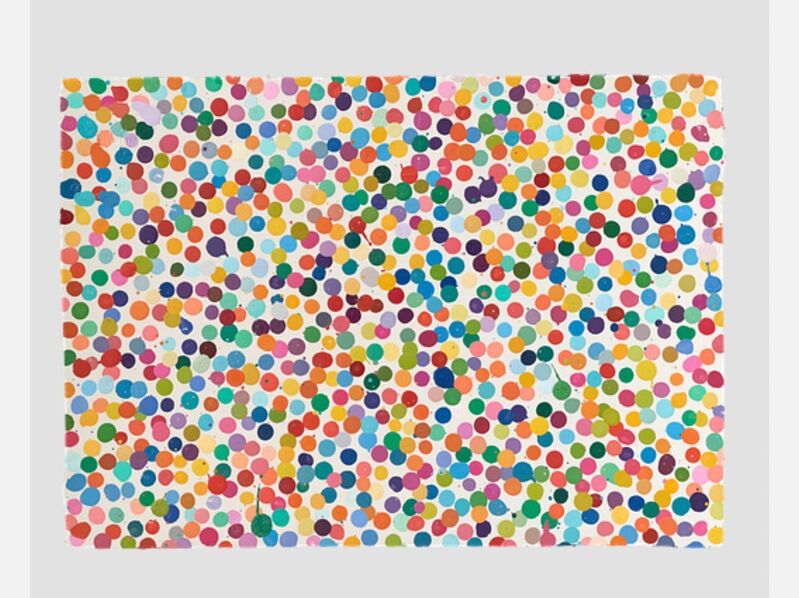 Damien Hirst, ‘Low Paying Job - The Currency ’, 2016, Painting, One shot enamel paint on handmade paper, Red Eight Gallery
