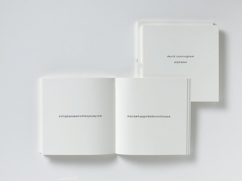 David Cunningham, ‘Alphabet’, 2010, Print, Mixed media, michèle didier