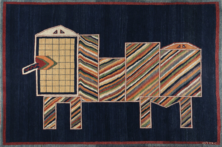 Lion on Blue II