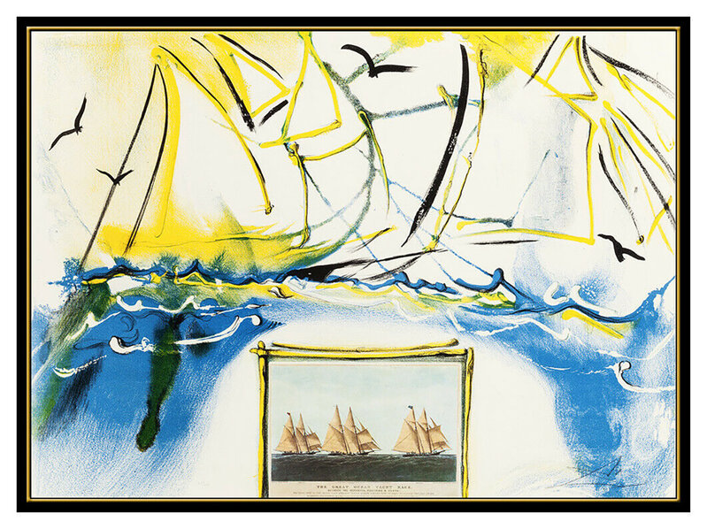 Salvador Dalí, ‘American Yachting Scene’, 1971, Print, Color Lithograph, Original Art Broker